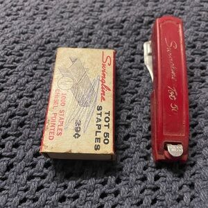 Red Swingline Tot 50 Stapler with Staples vintage